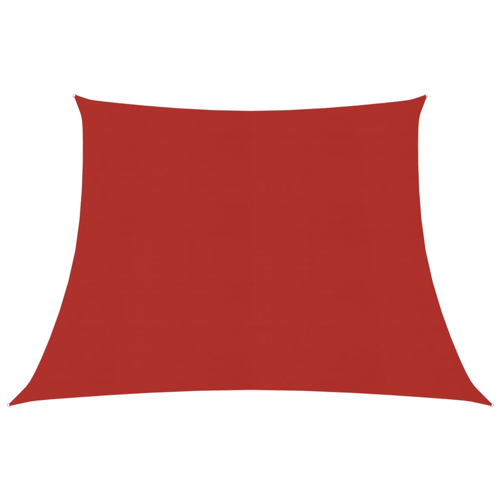 Zonnezeil 160 G/M² Hdpe 4/5 x 3 m Rood
