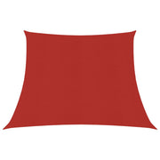 Sun shade sail 160 g/m² 4/5x3 m HDPE red