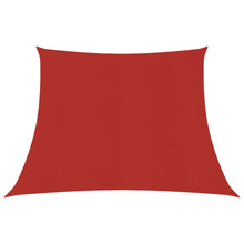 Zonnezeil 160 G/M² Hdpe 4/5 x 3 m Rood