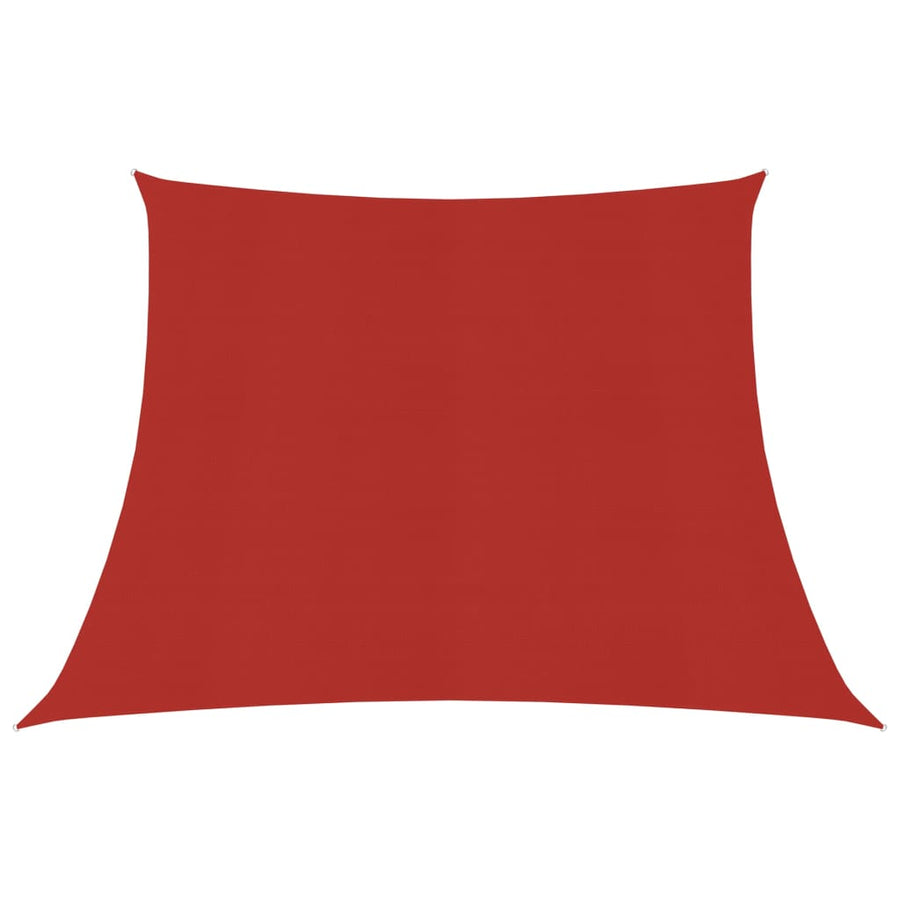 Zonnezeil 160 G/M² Hdpe 4/5 x 3 m Rood