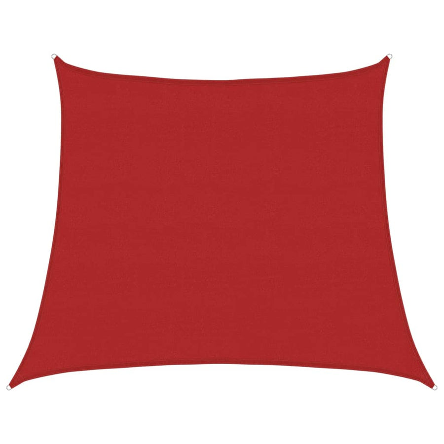 Zonnezeil 160 G/M² 4/5X4 M Hdpe Rood 4/5 x 4 m