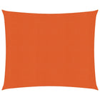 Zonnezeil 160 g/m² 3,6x3,6 m HDPE oranje 3.6 x 3.6 m orange