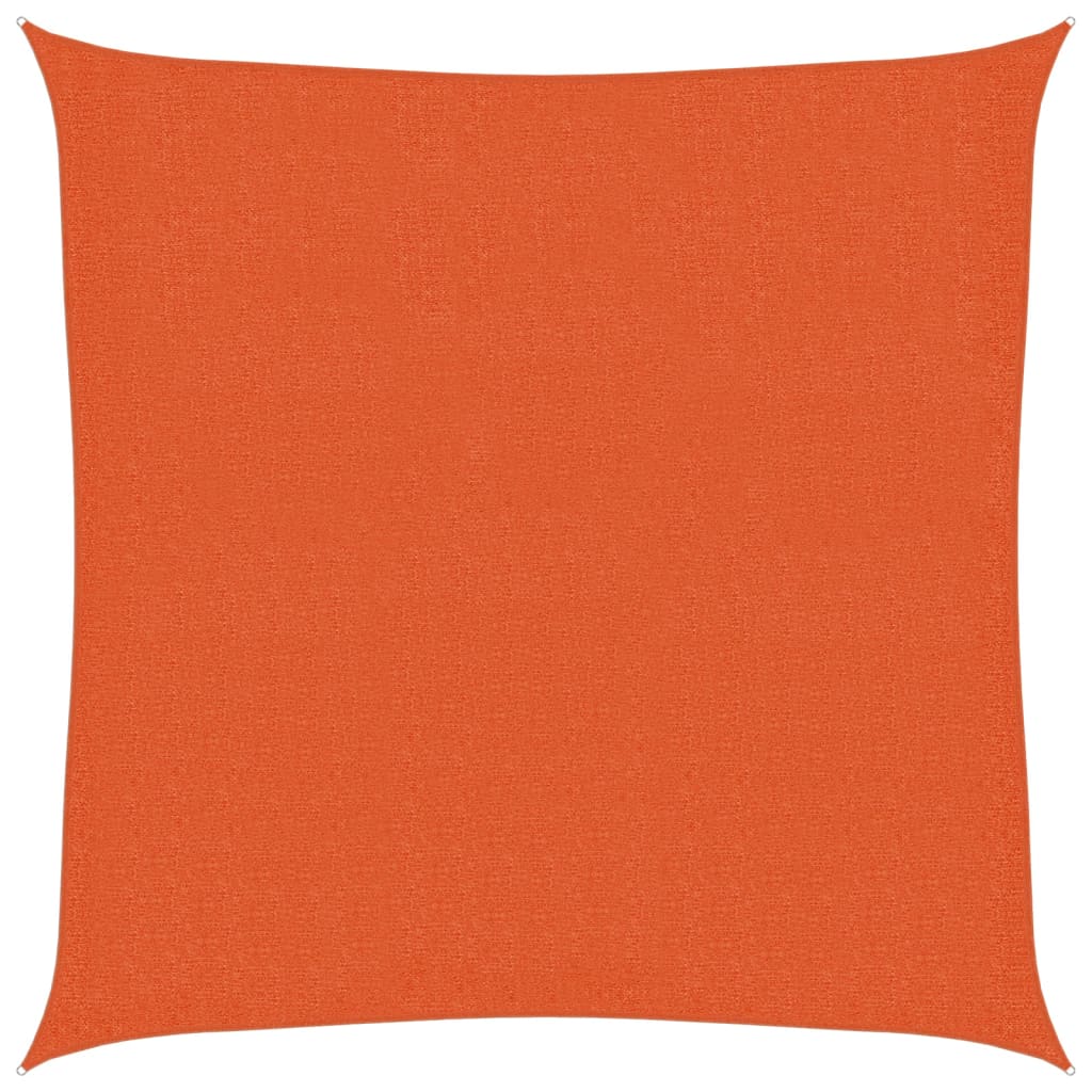 Zonnezeil 160 G/M² 3,6X3,6 M Hdpe Oranje 3.6 x 3.6 m