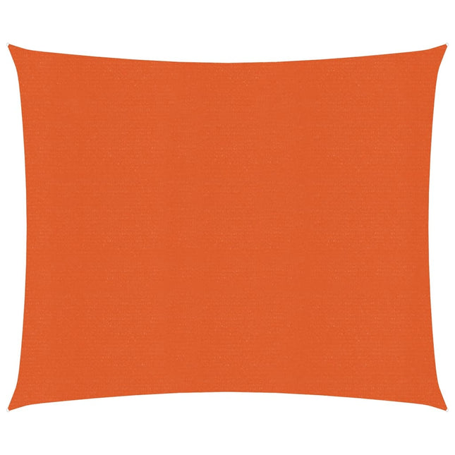 Zonnezeil 160 g/m² 3,6x3,6 m HDPE oranje 3.6 x 3.6 m orange