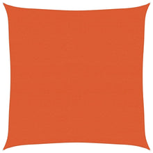 Zonnezeil 160 G/M² Vierkant Hdpe Oranje Orange 7 x 7 m