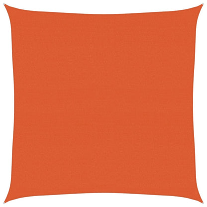 Zonnezeil 160 G/M² Vierkant Hdpe Oranje Orange 7 x 7 m