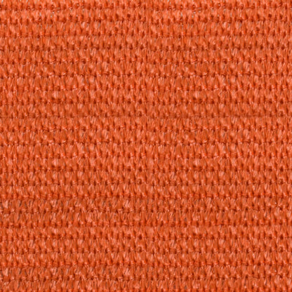 Zonnezeil 160 G/M² Vierkant Hdpe Oranje Orange 7 x 7 m