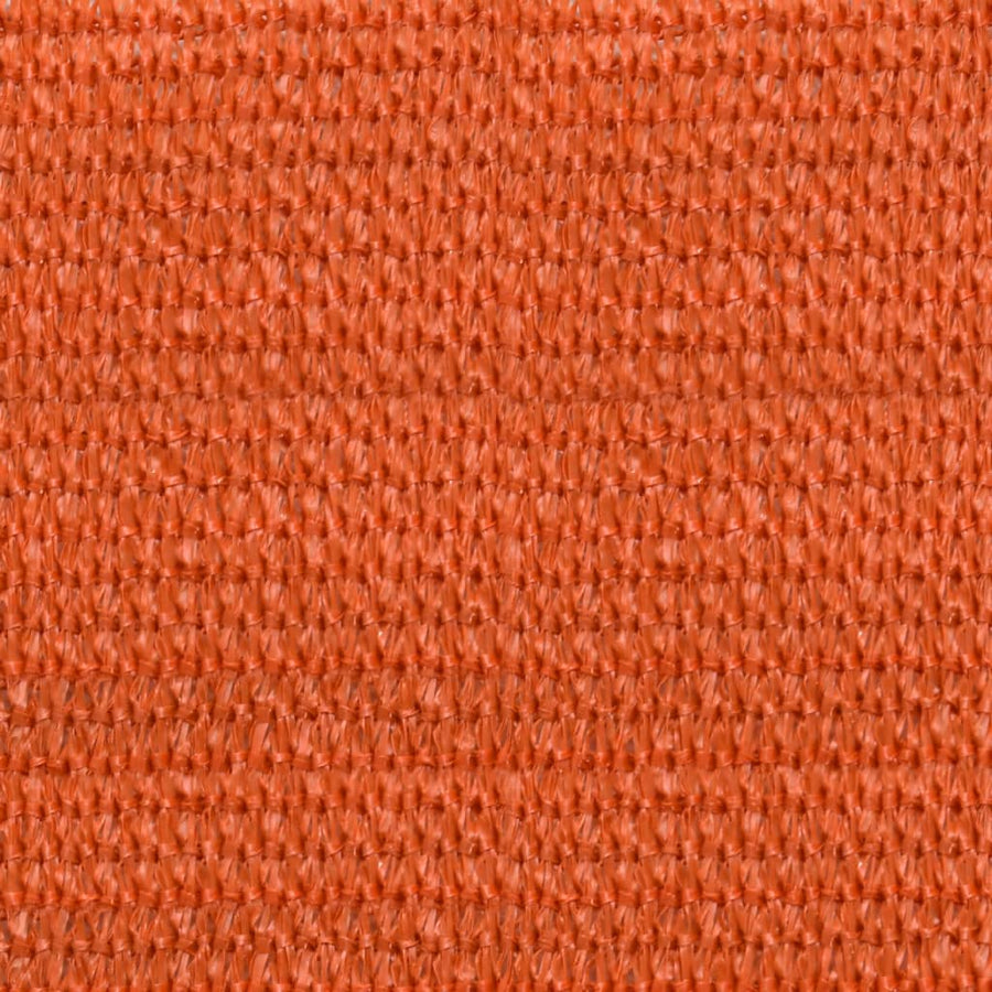 Zonnezeil 160 G/M² Vierkant Hdpe Oranje Orange 7 x 7 m