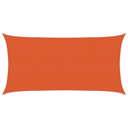 Zonnezeil 160 g/m² 2x4 m HDPE oranje