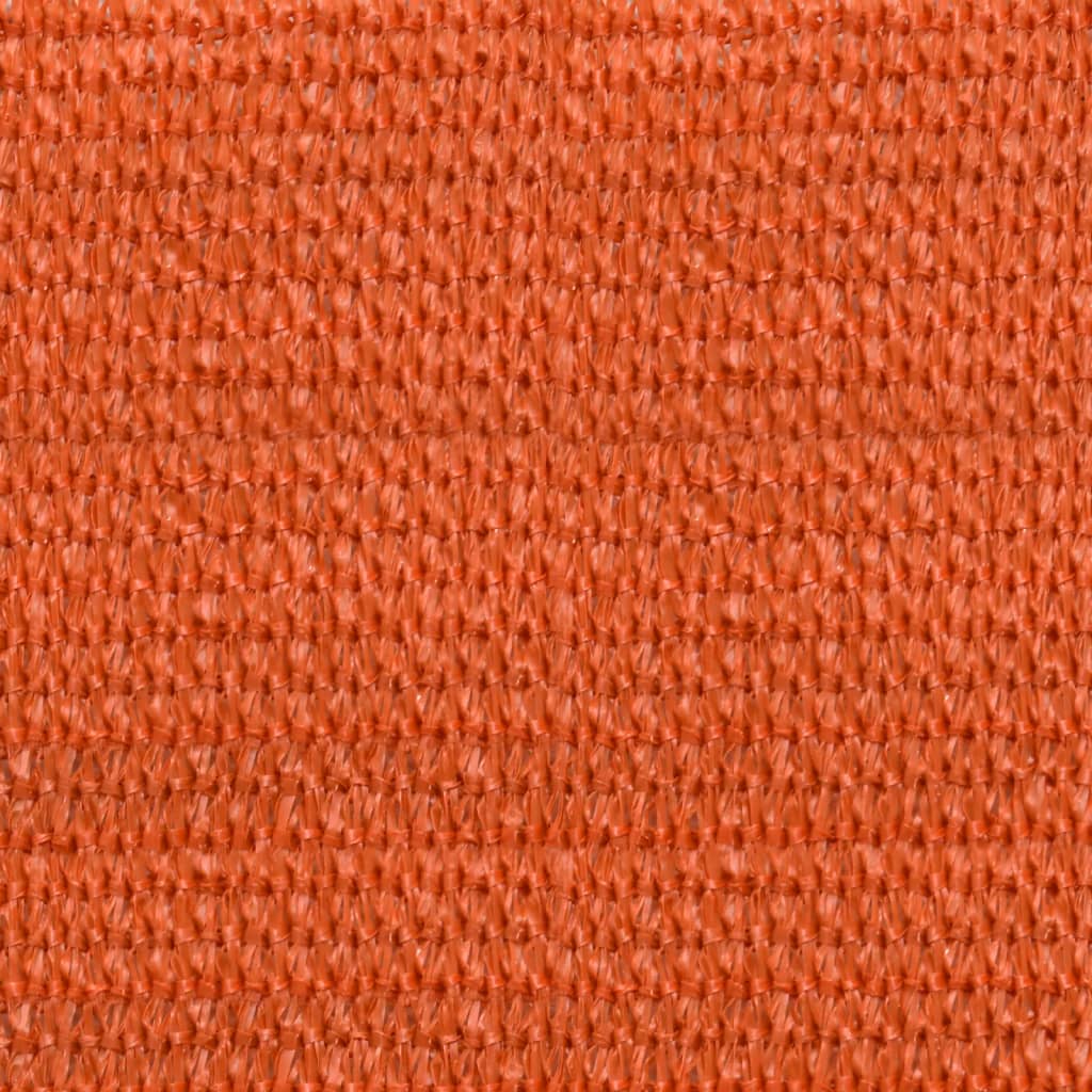 Zonnezeil 160 g/m² 2x4 m HDPE oranje