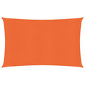Zonnezeil 160 g/m² 2x4,5 m HDPE oranje