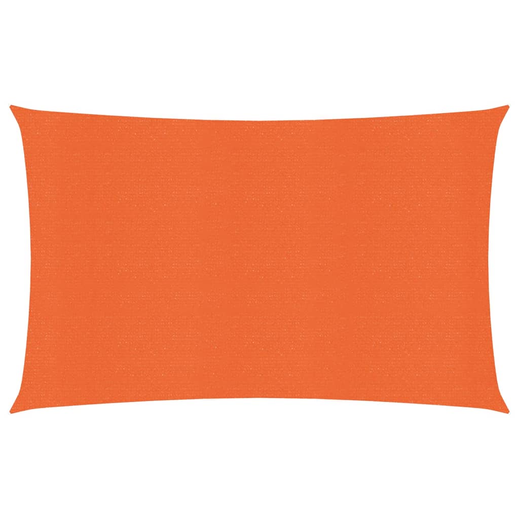 Zonnezeil 160 g/m² 2x4,5 m HDPE oranje 2 x 4.5 m