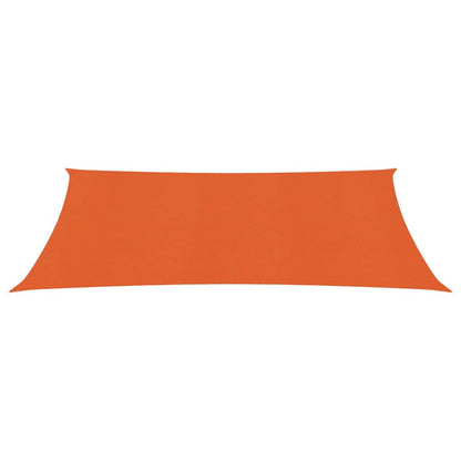 Zonnezeil 160 g/m² 2x5 m HDPE oranje 2 x 5 m