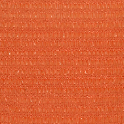 Zonnezeil 160 g/m² 2x5 m HDPE oranje 2 x 5 m