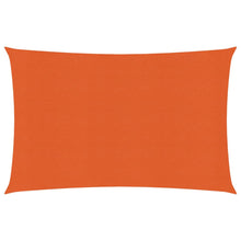 Zonnezeil 160 g/m² 2,5x4 m HDPE oranje 2.5 x 4 m