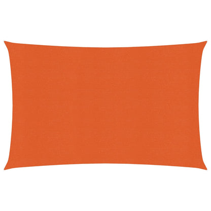 Zonnezeil 160 g/m² 2,5x4 m HDPE oranje 2.5 x 4 m