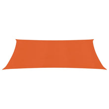 Zonnezeil 160 g/m² 2,5x4 m HDPE oranje 2.5 x 4 m