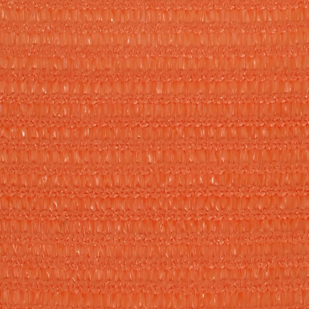 Zonnezeil 160 g/m² 2,5x4 m HDPE oranje 2.5 x 4 m