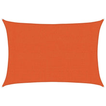 Zonnezeil 160 G/M² Rechthoekig 3X4,5 M Hdpe Oranje Orange 3 x 4.5 m