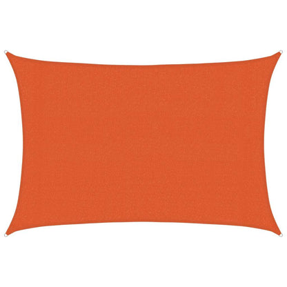 Zonnezeil 160 G/M² Rechthoekig 3X4,5 M Hdpe Oranje Orange 3 x 4.5 m