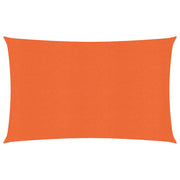Zonnezeil rechthoekig 3x5 m oranje HDPE