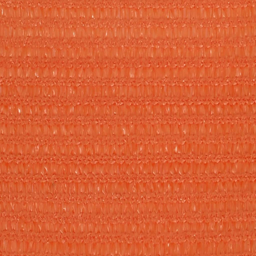 Zonnezeil 160 g/m² 3,5x5 m HDPE oranje 3.5 x 5 m