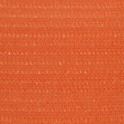 Zonnezeil 160 g/m² rechthoekig 5x7 m HDPE oranje