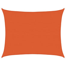 Zonnezeil 160 G/M² Rechthoekig Hdpe Oranje Orange 6 x 7 m