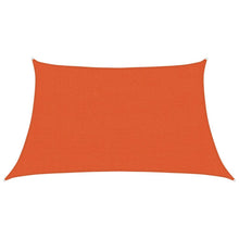 Zonnezeil 160 G/M² Trapezium Hdpe Oranje 3/4 x 2 m orange