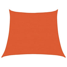 Zonnezeil 160 G/M² Trapezium Hdpe Oranje 3/4 x 3 m orange