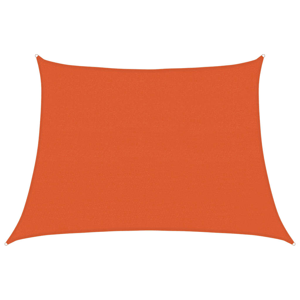 Zonnezeil 160 G/M² Trapezium Hdpe Oranje 4/5 x 3 m orange