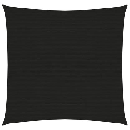 Zonnezeil 160 g/m² 2x2 m HDPE zwart 2 x 2 m Zwart