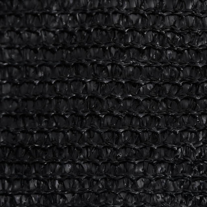 Zonnezeil 160 g/m² 2,5x2,5 m HDPE zwart 2.5 x 2.5 m Zwart