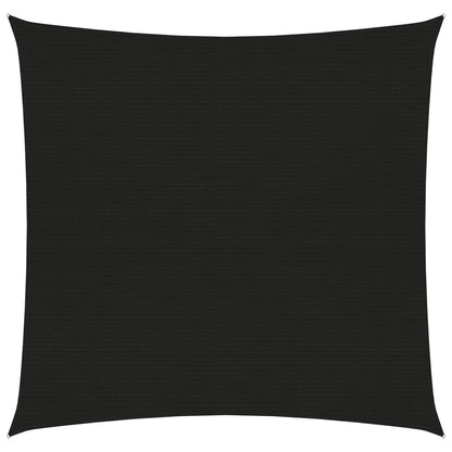 Zonnezeil 160 g/m² 3x3 m HDPE zwart 3 x 3 m Zwart