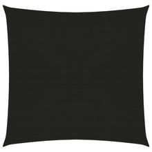 Zonnezeil 160 g/m² 3,6x3,6 m HDPE zwart 3.6 x 3.6 m Zwart