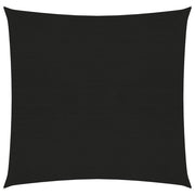 Zonnezeil 4,5x4,5 m HDPE zwart