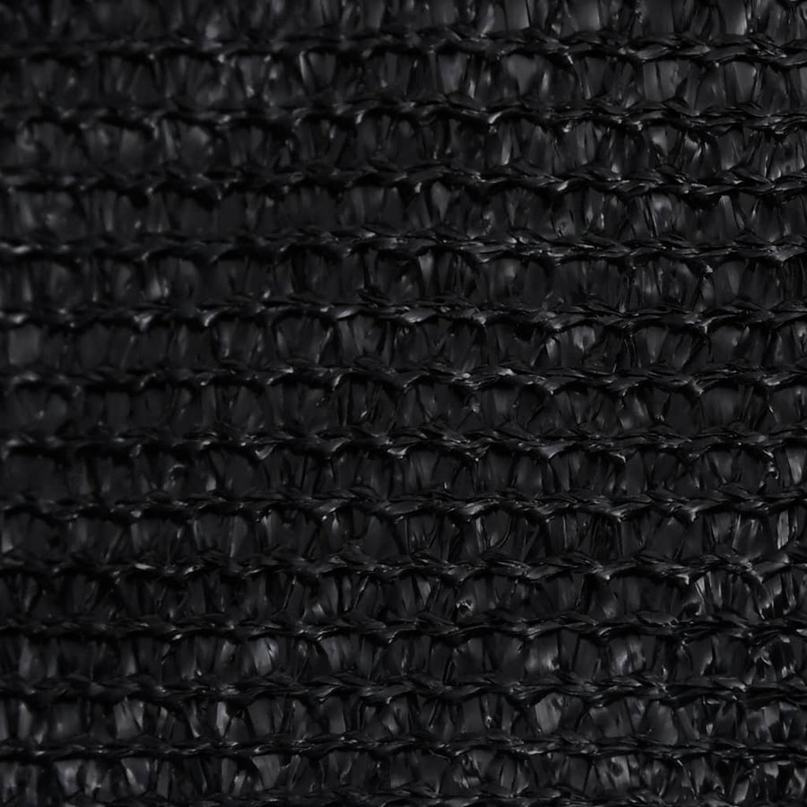 Zonnezeil 160 g/m² 4,5x4,5 m HDPE zwart 4.5 x 4.5 m Zwart