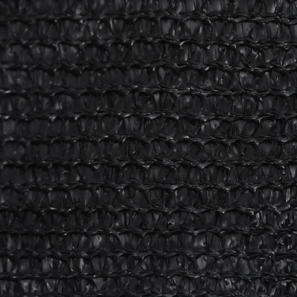 Zonnezeil 160 G/M² Hdpe Zwart 2 x 4 m