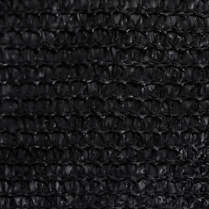 Zonnezeil 160 G/M² Hdpe Zwart 2 x 4 m