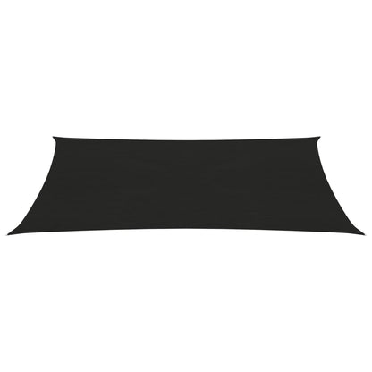 Zonnezeil 160 G/M² Hdpe Zwart 2 x 5 m