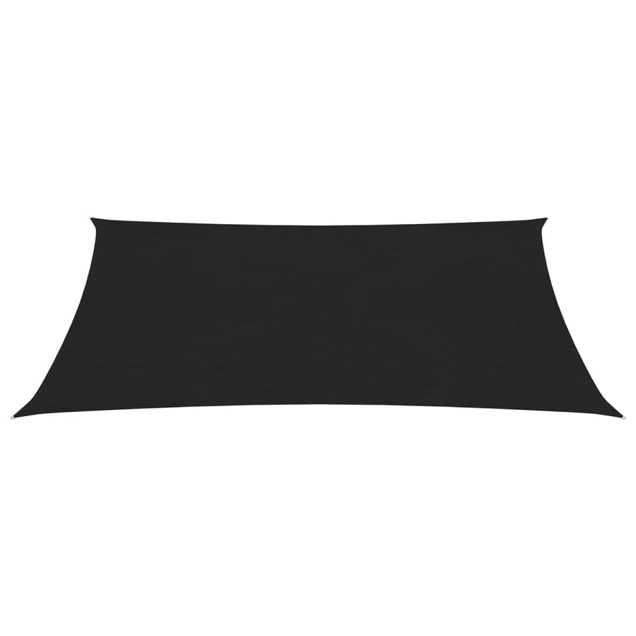 Zonnezeil 160 G/M² 2,5X3,5 M Hdpe Zwart 2.5 x 3.5 m