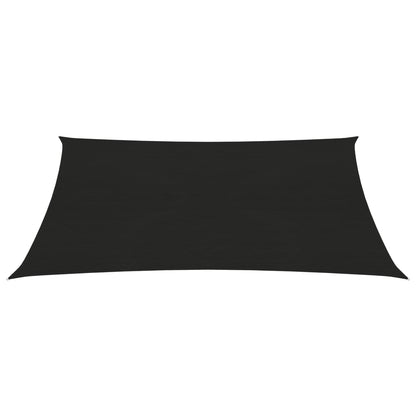 Zonnezeil 160 G/M² Hdpe Zwart 3 x 4 m