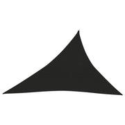 Zonnezeil 3x4x5 m HDPE zwart
