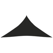 Zonnezeil 5x6x6 m HDPE zwart