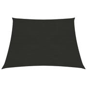 Shade sail 160 gsm 4/5x3 m HDPE black