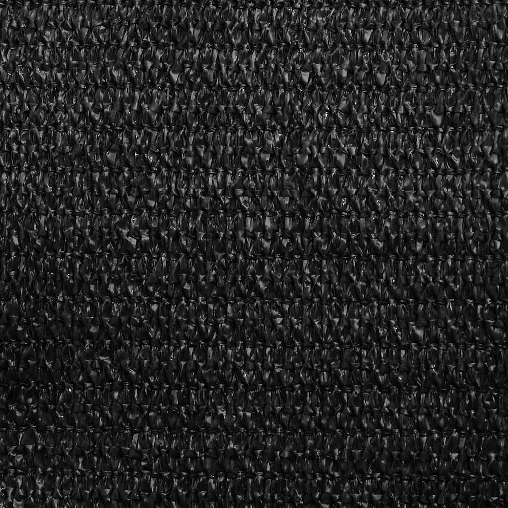 Zonnezeil 160 G/M² Trapezium Hdpe 4/5 x 4 m Zwart