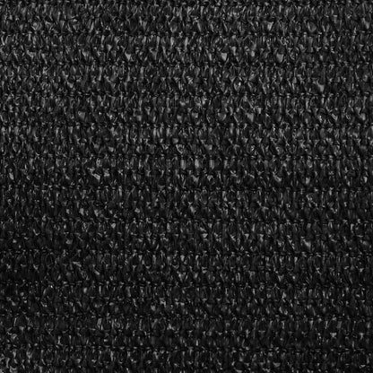 Zonnezeil 160 G/M² Trapezium Hdpe 4/5 x 4 m Zwart