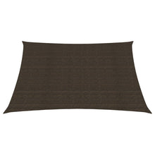 Zonnezeil 160 g/m² 3,6x3,6 m HDPE bruin 3.6 x 3.6 m Bruin