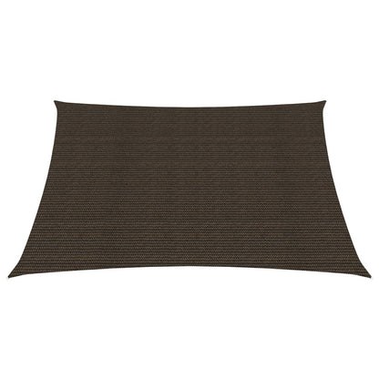 Zonnezeil 160 g/m² 3,6x3,6 m HDPE bruin 3.6 x 3.6 m Bruin