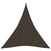 Zonnezeil 3x4x4 m HDPE bruin